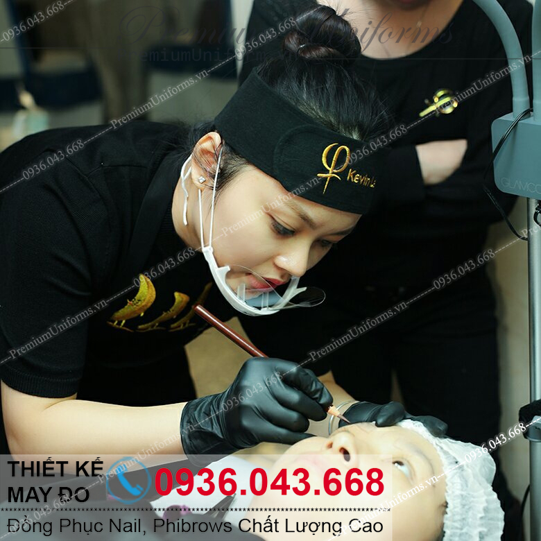 Địa chỉ mua tạp dề nail, đồng phục tiệm nail đẹp